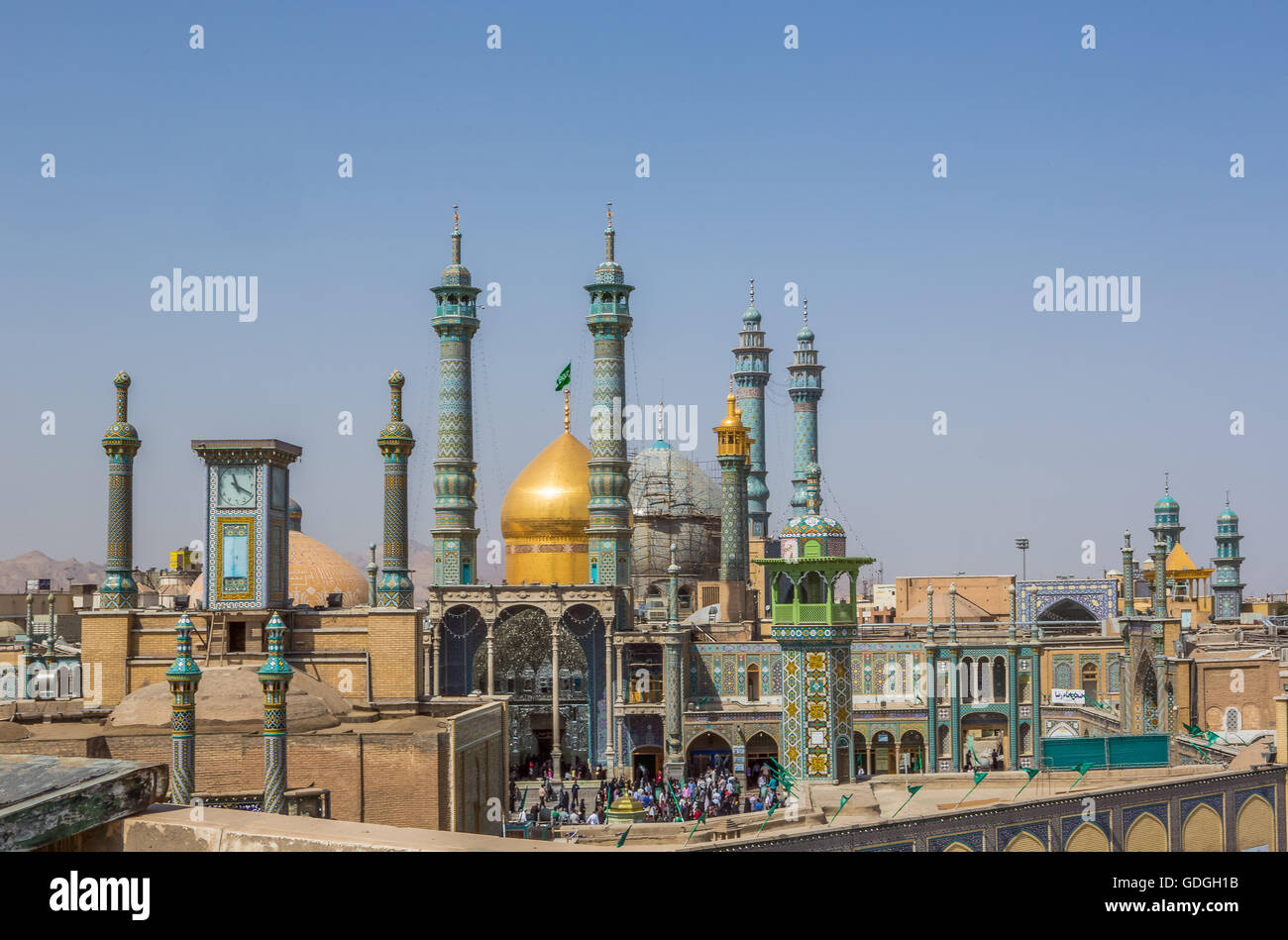 Iran, Stadt Qom, Hazrat-e Masumeh (Heiligtum) Stockfoto