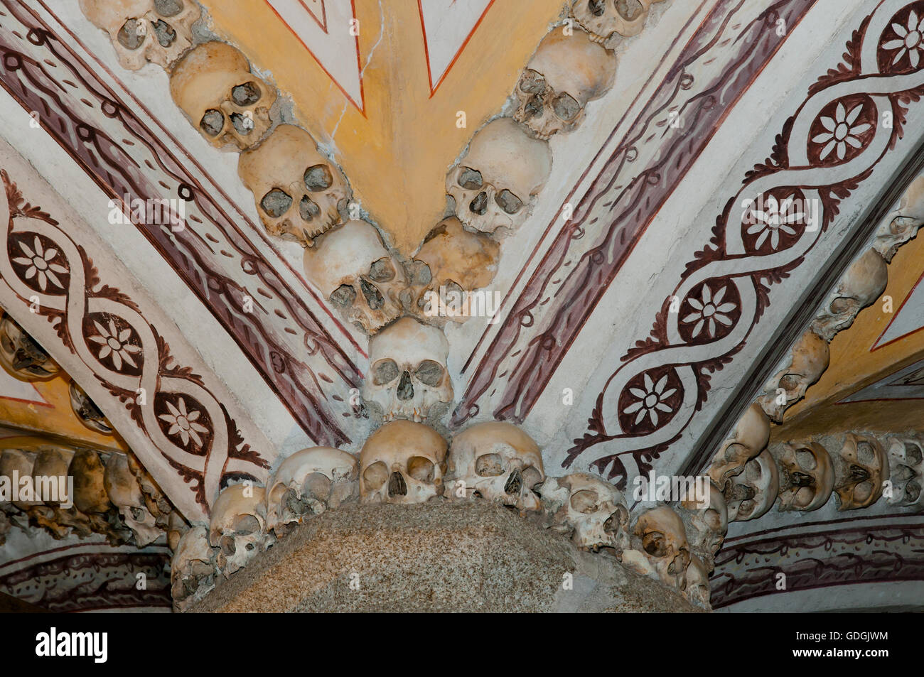 Kapelle des Knochen - Evora - Portugal Stockfoto