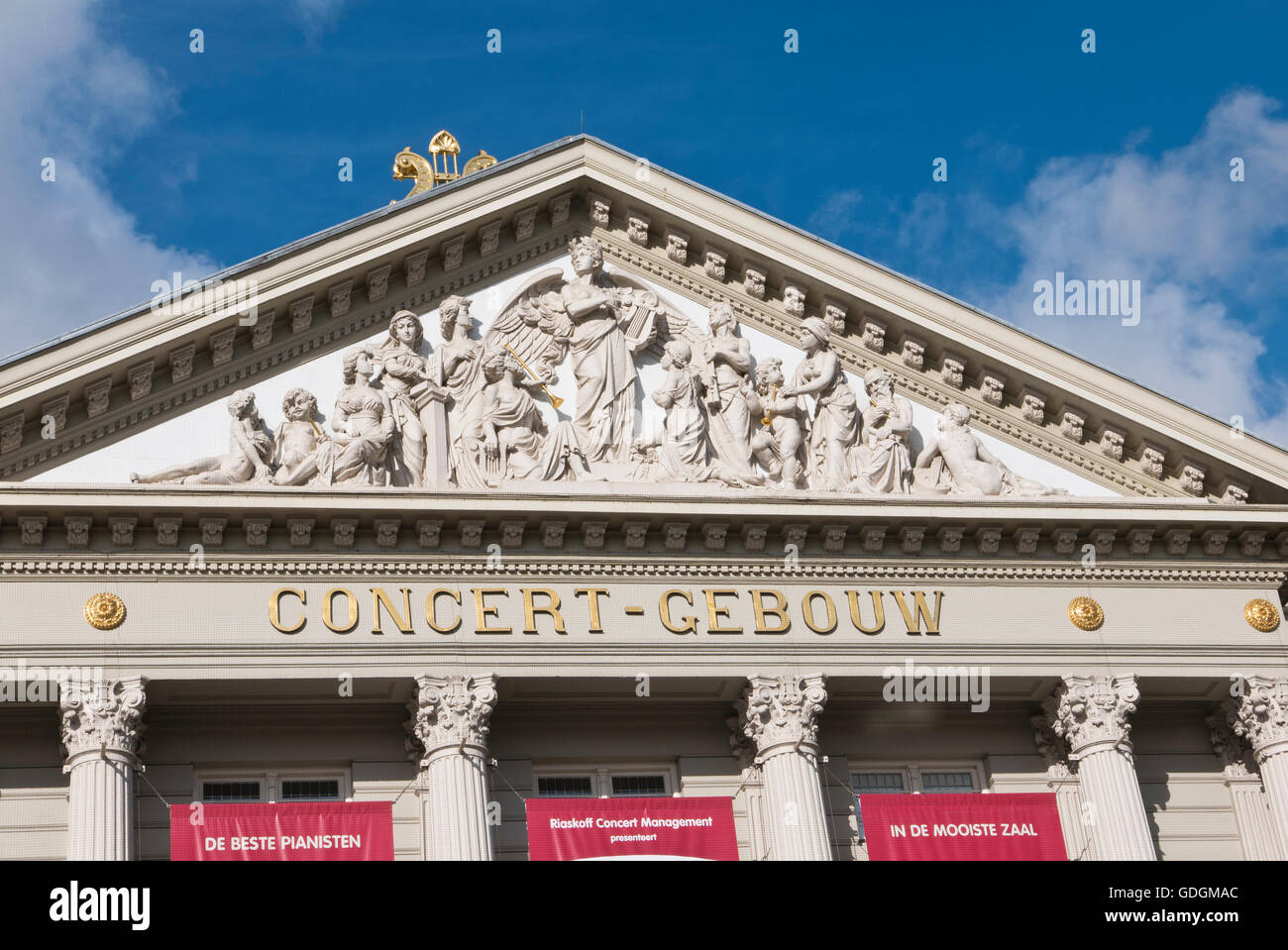 Der Konzertsaal in Amsterdam, Holland, Niederlande. Stockfoto