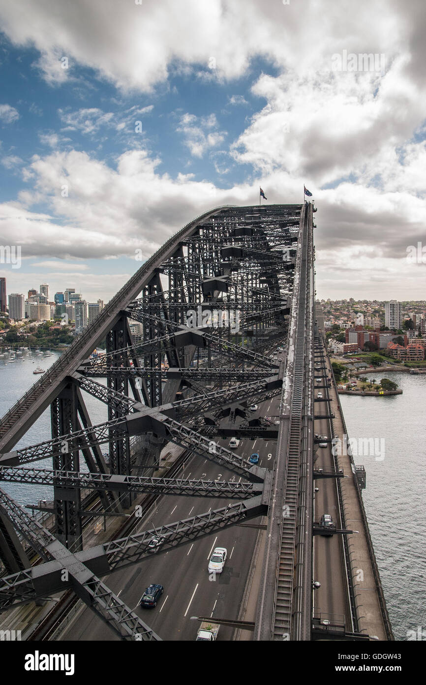 Sidney Habour bridge Stockfoto