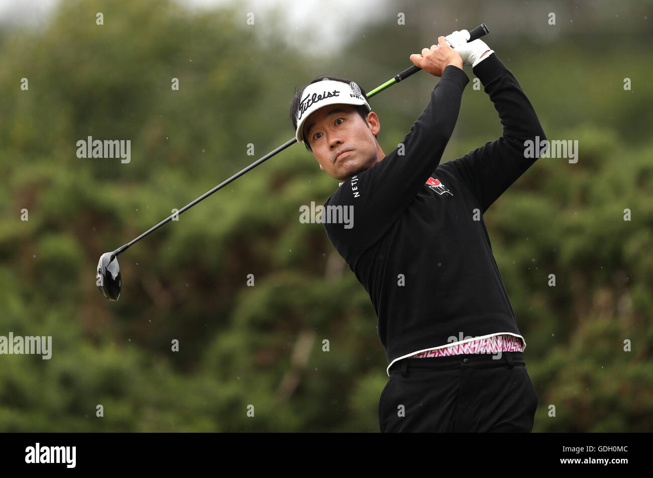 Der US-Amerikaner Kevin Na schlägt sich am dritten Tag der Open Championship 2016 im Royal Troon Golf Club, South Ayrshire, ab. DRÜCKEN SIE VERBANDSFOTO. Bilddatum: Samstag, 16. Juli 2016. Siehe PA Story Golf Open. Bildnachweis sollte lauten: David Davies/PA Wire. EINSCHRÄNKUNGEN: Nur für redaktionelle Zwecke. Keine kommerzielle Nutzung. Nur für Standbilder. Das Logo der Open Championship und der klare Link zur Open-Website (TheOpen.com) werden bei der Veröffentlichung der Website eingefügt. Weitere Informationen erhalten Sie unter +44 (0)1158 447447. Stockfoto