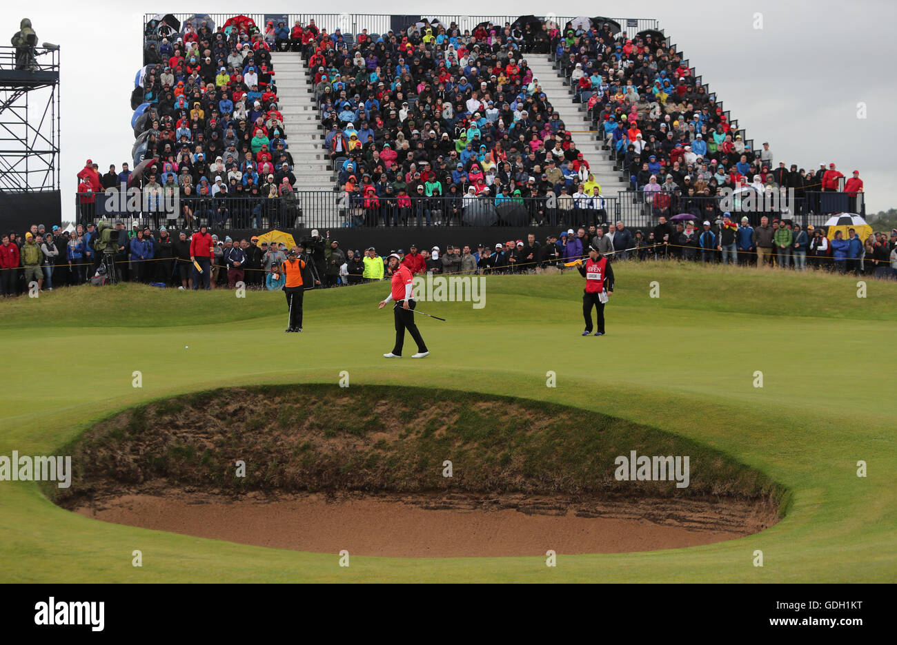 Englands Andrew Johnston auf dem Grün während Tag drei der The Open Championship 2016 im Royal Troon Golf Club, South Ayrshire. PRESSEVERBAND Foto. Bild Datum: Samstag, 16. Juli 2016. Vgl. PA Geschichte GOLF Open. Bildnachweis sollte lauten: David Davies/PA Wire. Einschränkungen: Nur zur redaktionellen Verwendung. Keine kommerzielle Nutzung. Standbild-Gebrauch bestimmt. Die Open Championship Logo und klare Verbindung zu The Open Website (TheOpen.com) auf Website-Veröffentlichung enthalten sein. Rufen Sie + 44 (0) 1158 447447 für weitere Informationen. Stockfoto