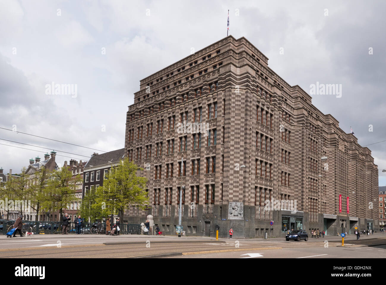 Das Amsterdam City Archivgebäude, Holland, Niederlande. Stockfoto