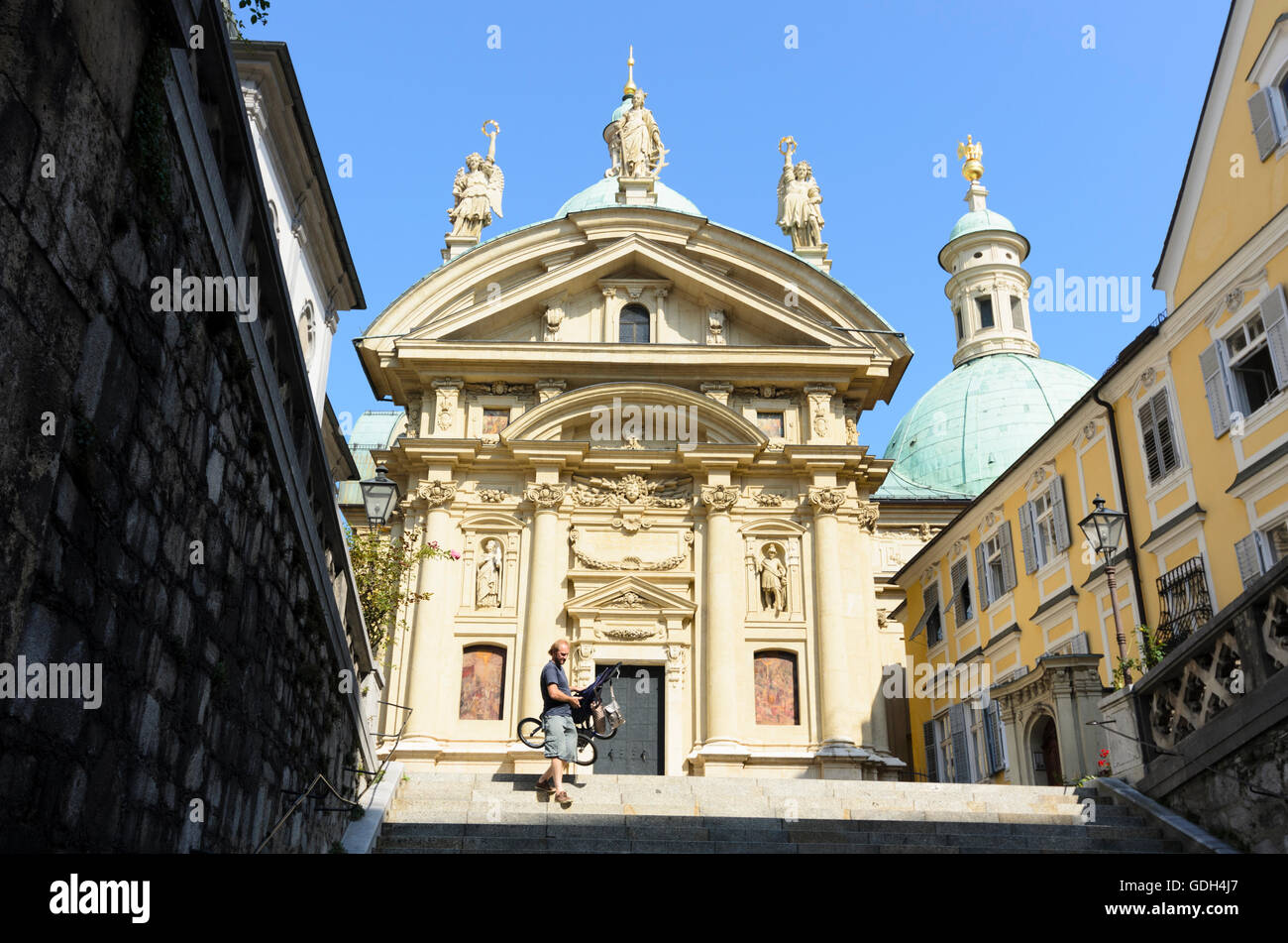 Graz: Mausoleum vor Kirche hochadligen, Österreich, Steiermark, Steiermark, Region Graz Stockfoto