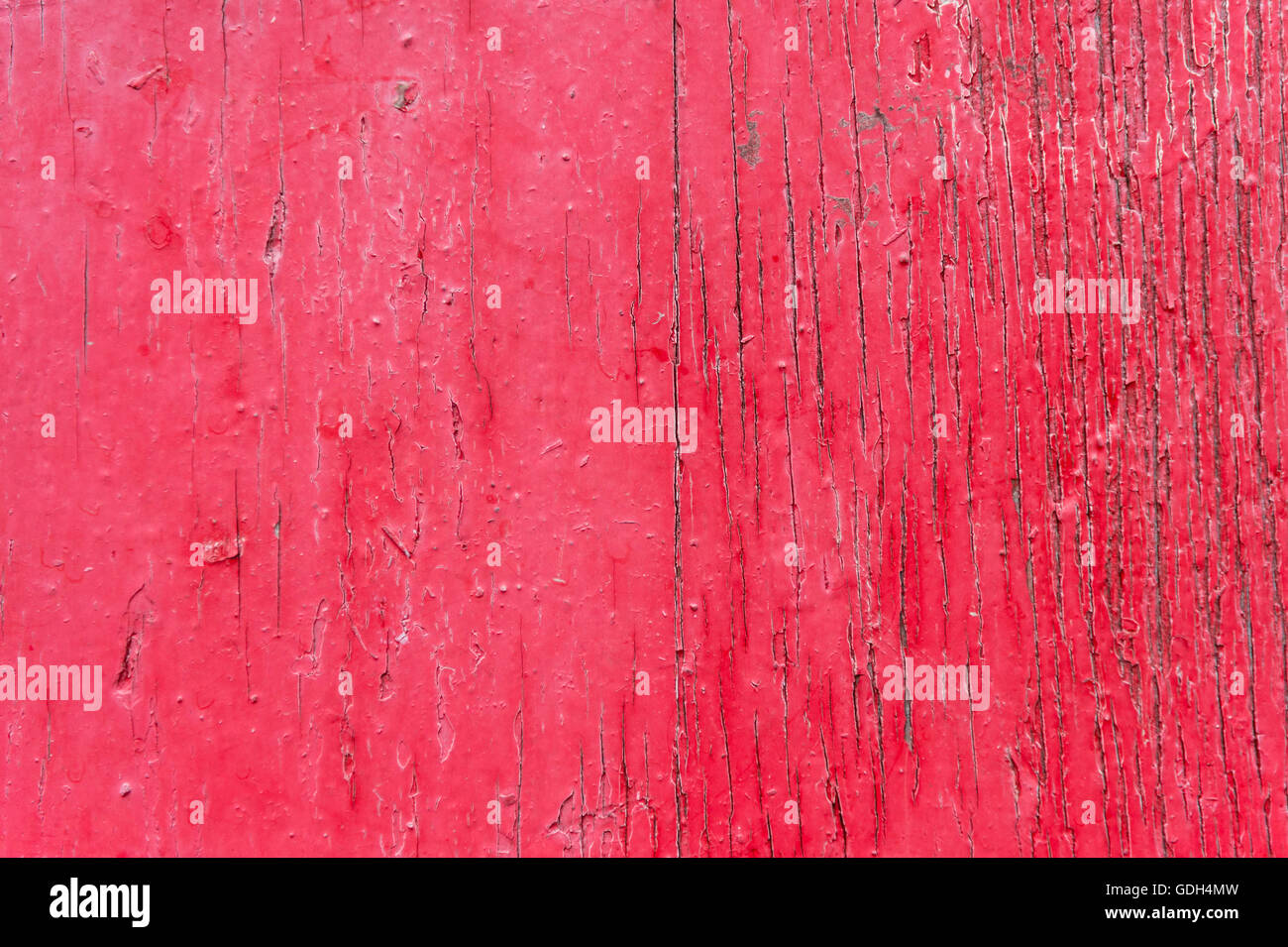 Alte bemalte rote Holzstruktur Stockfoto