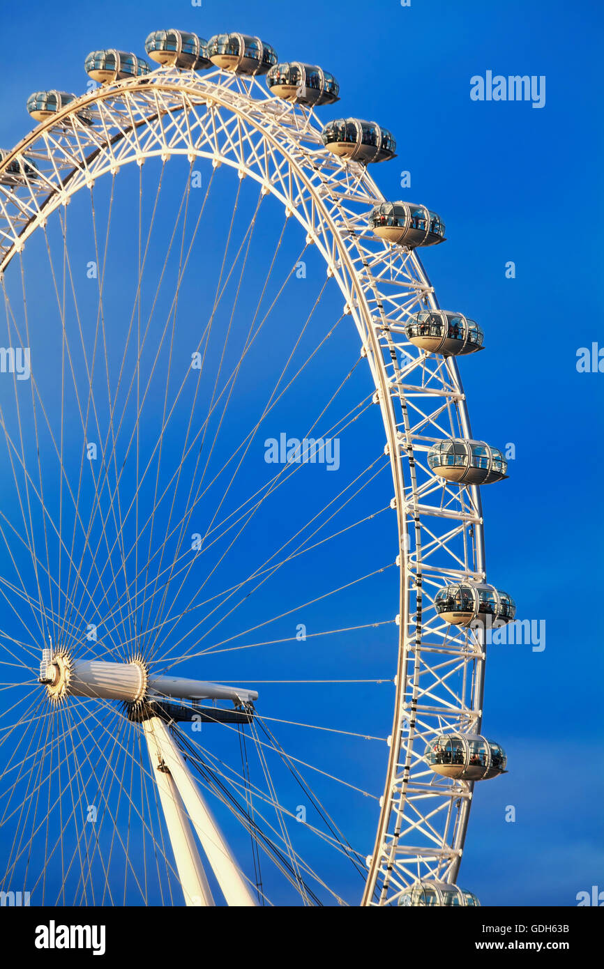 Millennium Wheel, London Eye, London, England, Vereinigtes Königreich Stockfoto