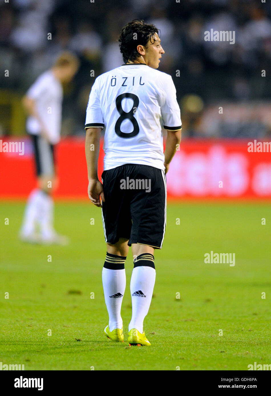Mesut Oezil, UEFA Fußball-Europameisterschaft 2012-Qualifikation Belgien-Deutschland 0: 1, Stadion Stade Roi Baudouin, Brüssel Stockfoto