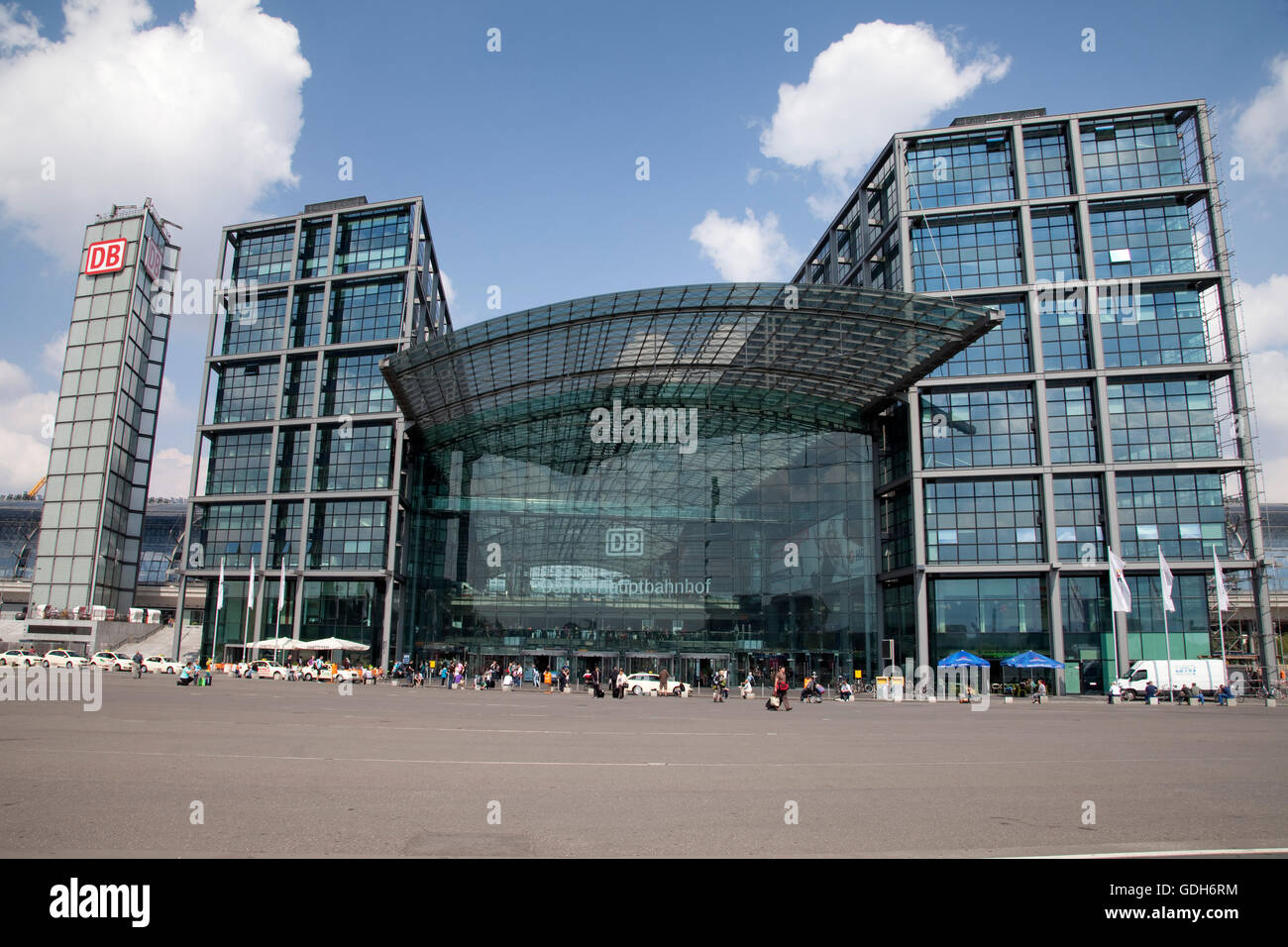 Lehrter Bahnhof, Hauptbahnhof, Berlin Stockfoto