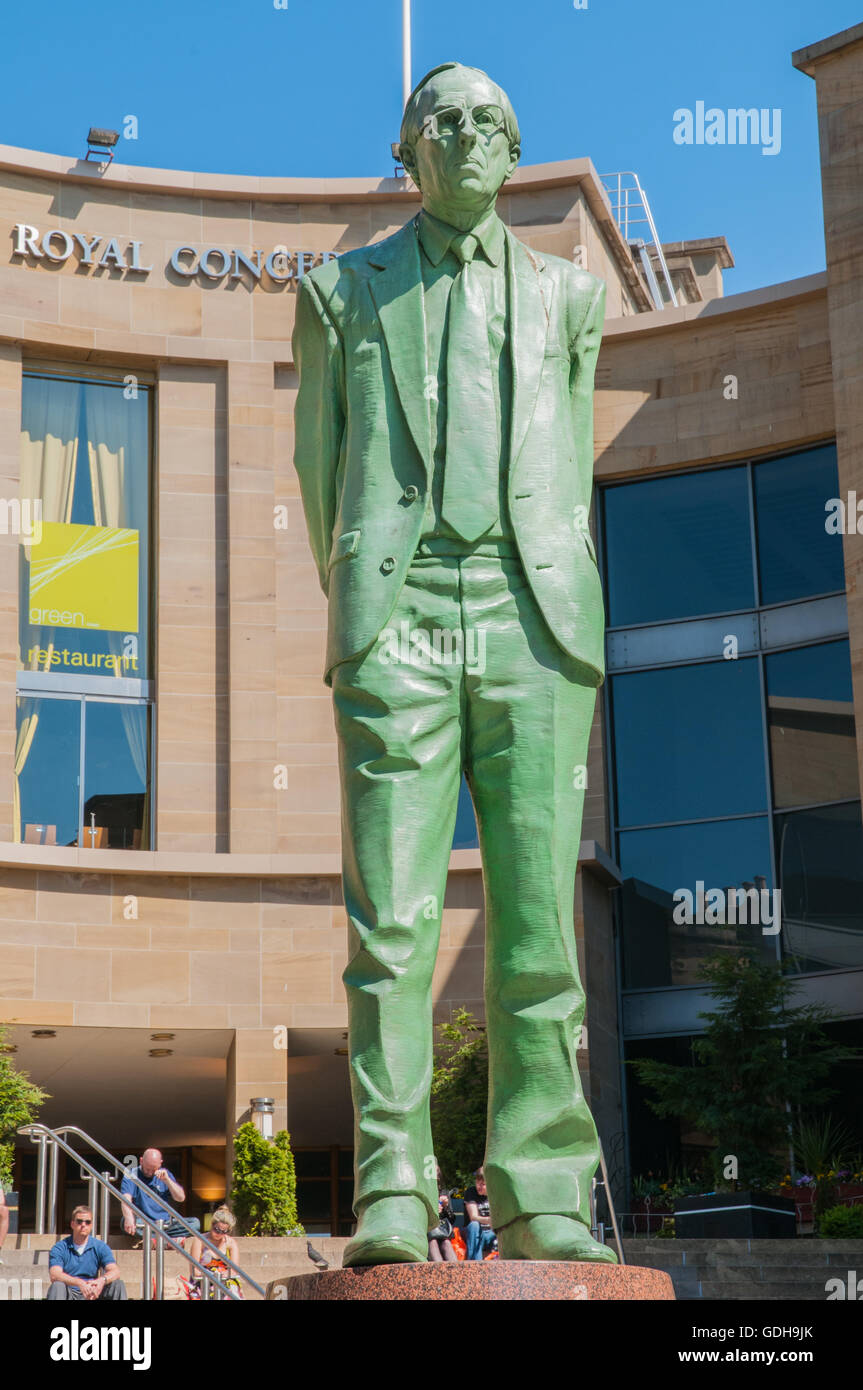 Donald Dewar Statue Buchanan Street Glasgow Schottland Stockfoto