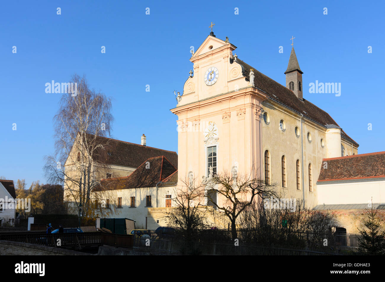 Mauerbach: Klosterkirche der Kartause Mauerbach, Österreich, Niederösterreich, Niederösterreich, Wienerwald, Wienerwald Stockfoto