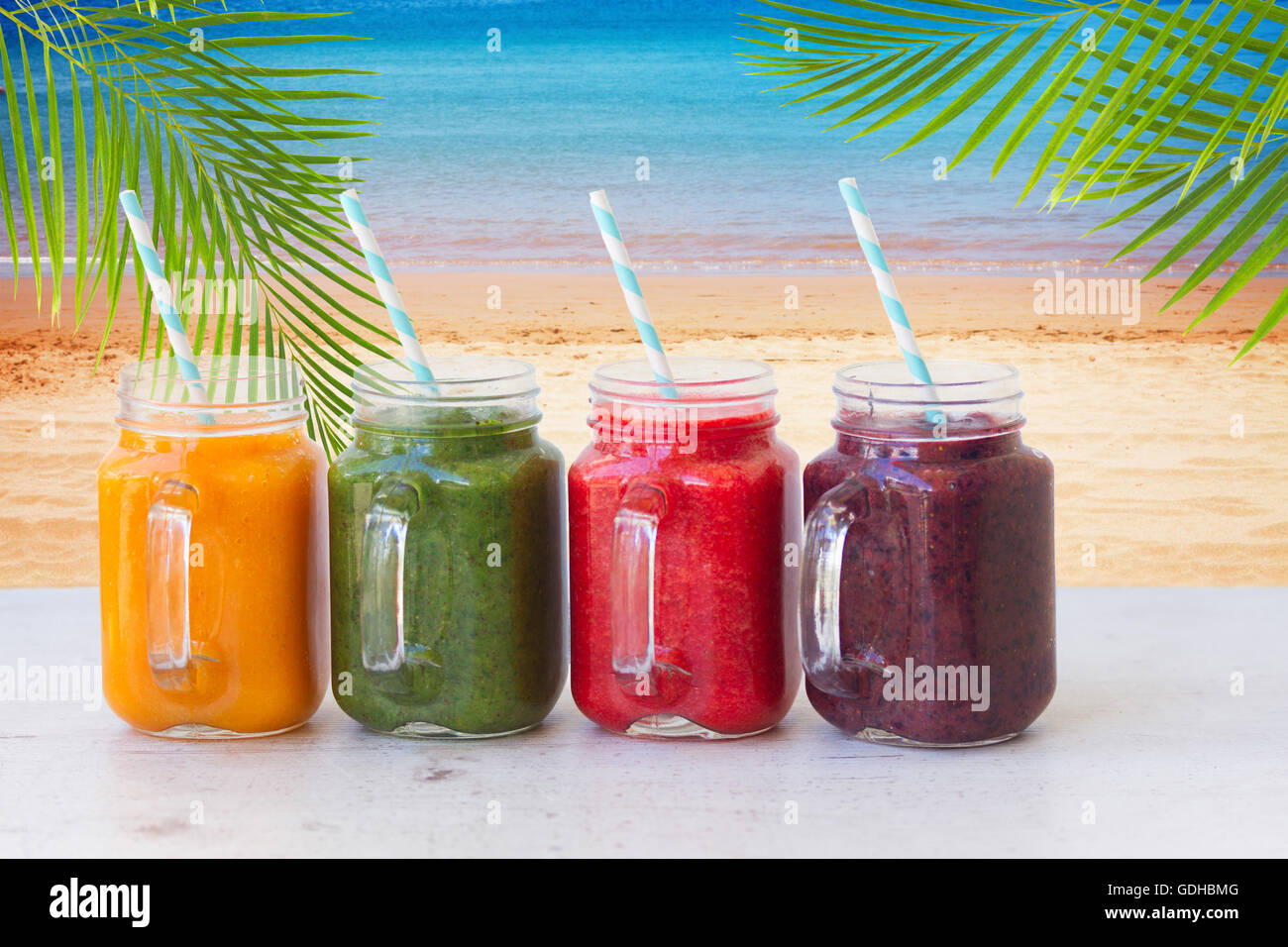 Frische Smoothy Getränk Stockfoto