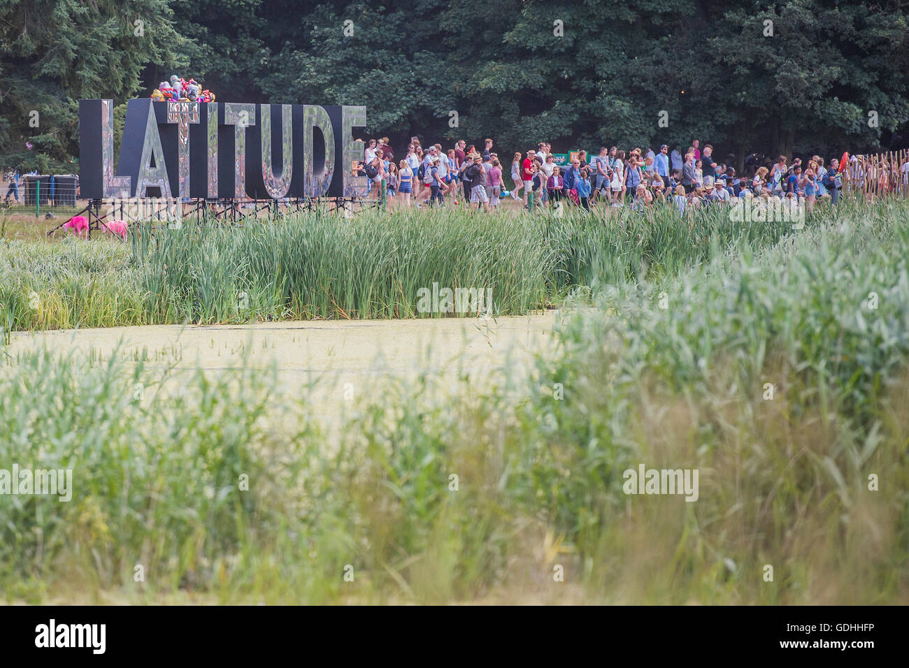 Henham Park, Suffolk, UK. 17. Juli 2016. Die 2016 Latitude Festival, Henham Park, Suffolk. Bildnachweis: Guy Bell/Alamy Live-Nachrichten Stockfoto