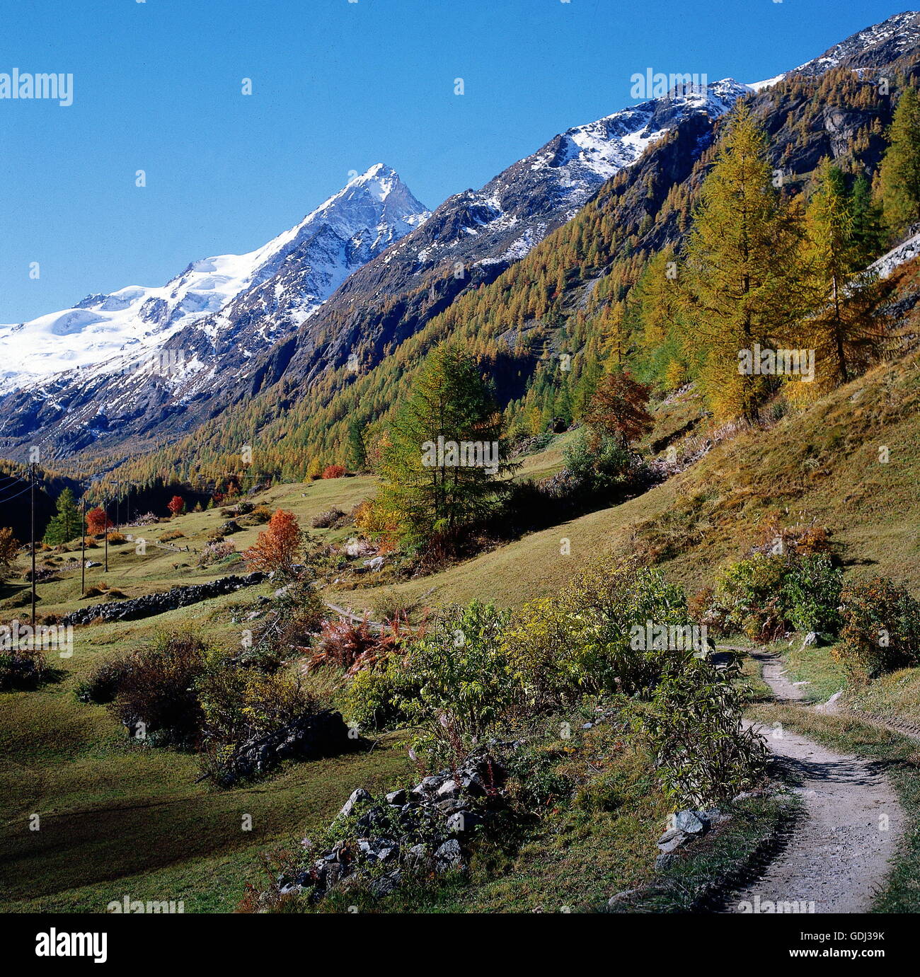 Geographie / Reisen, Schweiz, Wallis, Landschaften, Val Herens in der Nähe von Les Hauderes, Dent Blanche, Stockfoto