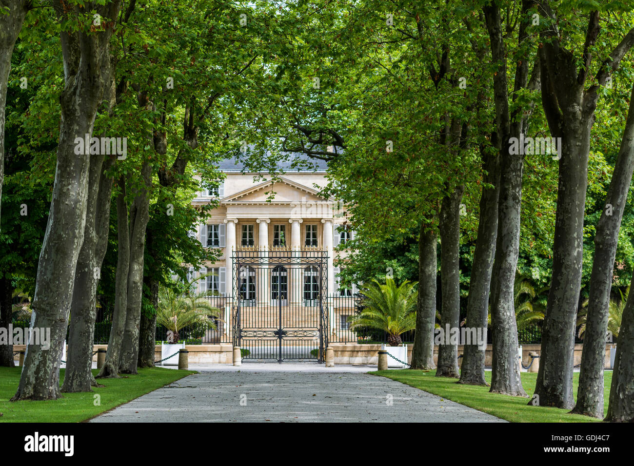 Château Margaux, Margaux, Gironde, Frankreich Stockfoto