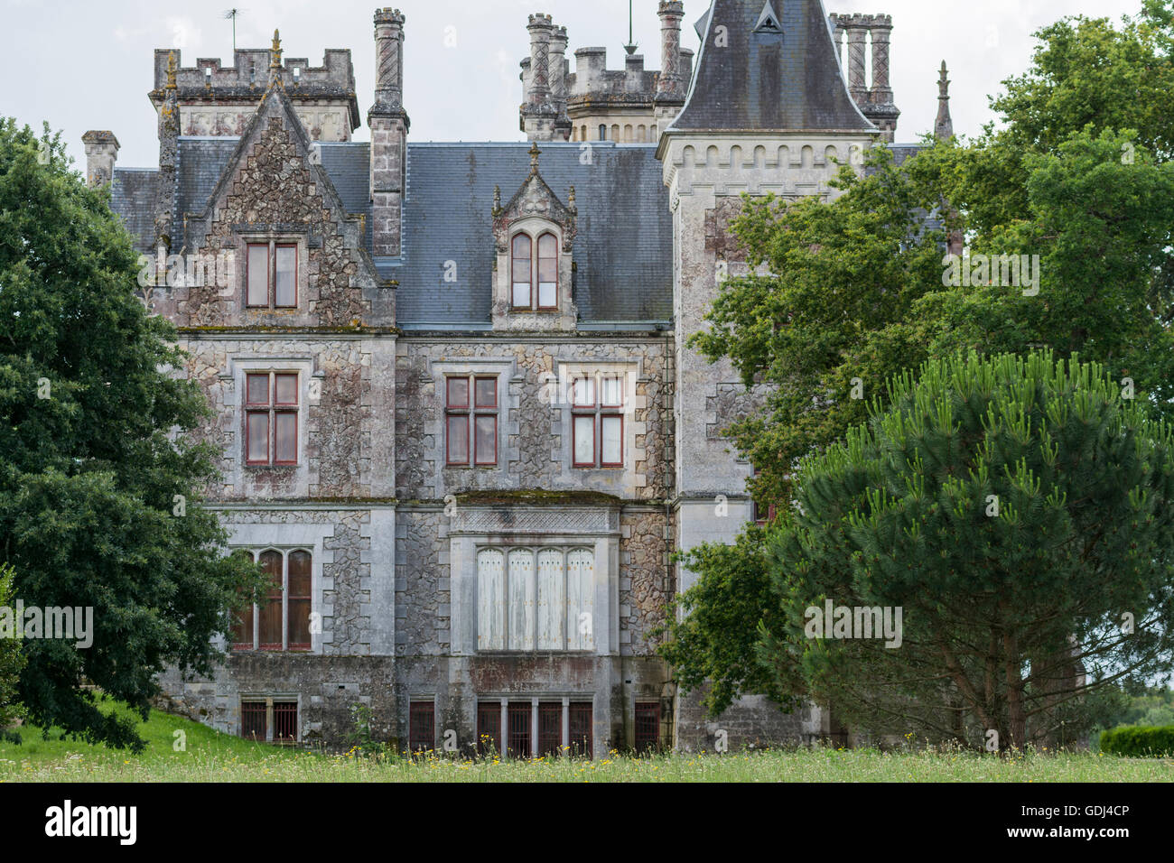 Château Lachesnaye, Blaye, Gironde, Frankreich Stockfoto