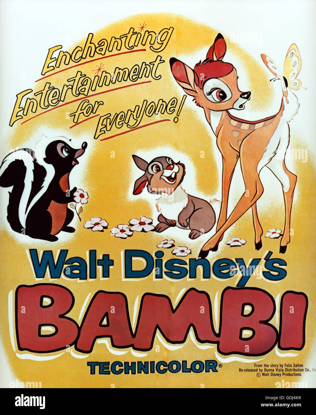 Bambi, USA 1942, Regie: James Algar, Samuel Armstrong, Szenenfoto Stockfoto