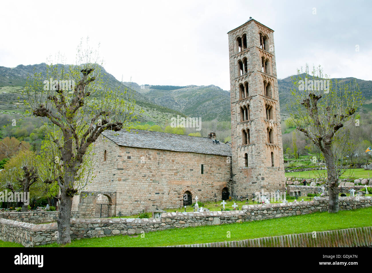 Kirche von Sant Climent - Taull - Spanien Stockfoto