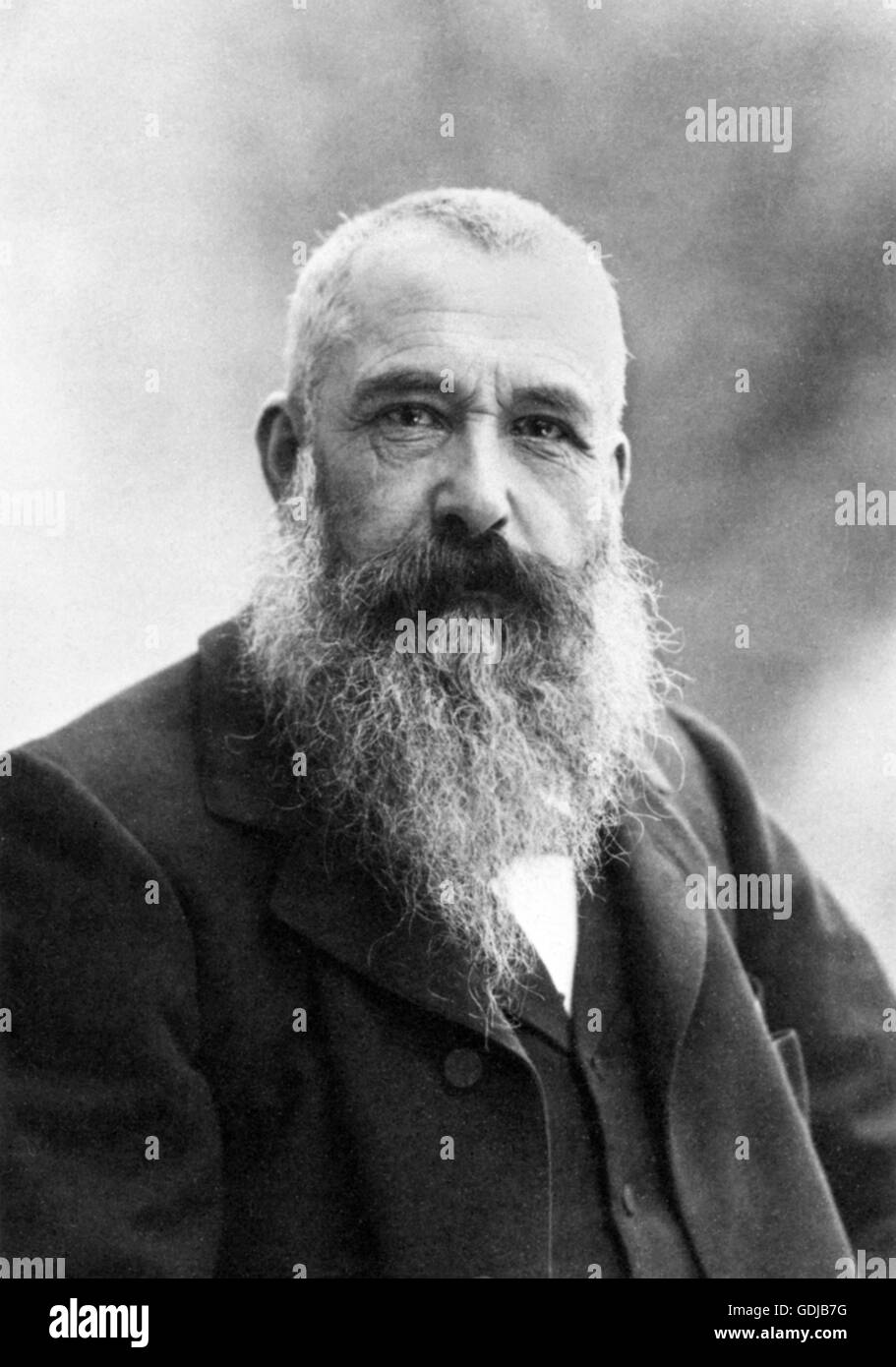 Claude Monet. Porträt des französischen impressionistischen Malers Claude Monet (1840-1926) von Nadar (Gaspard-Félix Tournachon), 1899. Stockfoto