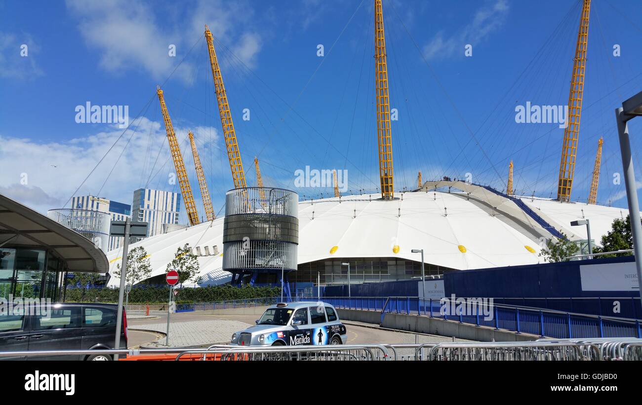 Der O2 Millennium Dome in Greenwich, London, SE10 Stockfoto