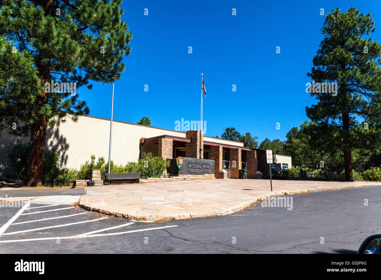 Grand Canyon National Park-Hauptquartier am South Rim in Arizona Stockfoto