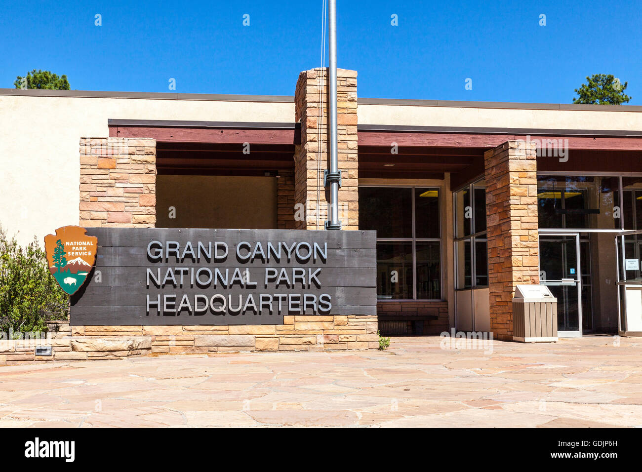Grand Canyon National Park-Hauptquartier am South Rim in Arizona Stockfoto