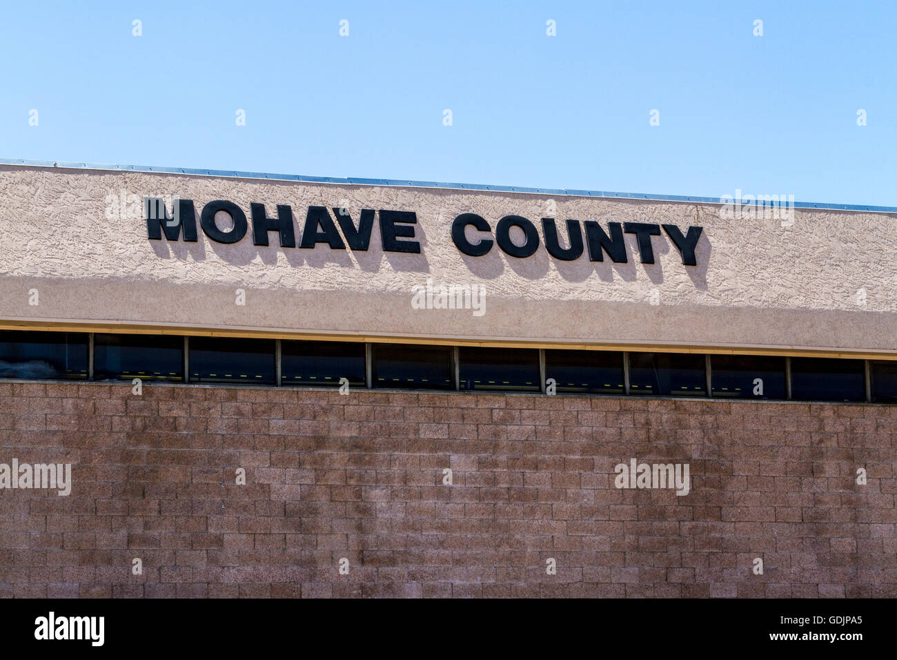 Mohave County Büros in Bullhead City in Arizona die Kreisstadt befindet sich in Kingman Stockfoto