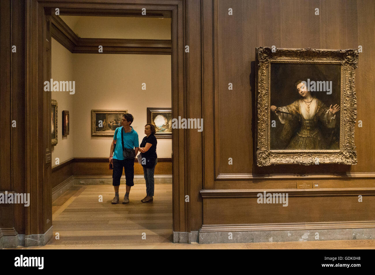 National Gallery of Art, Washington DC-Westflügel Stockfoto