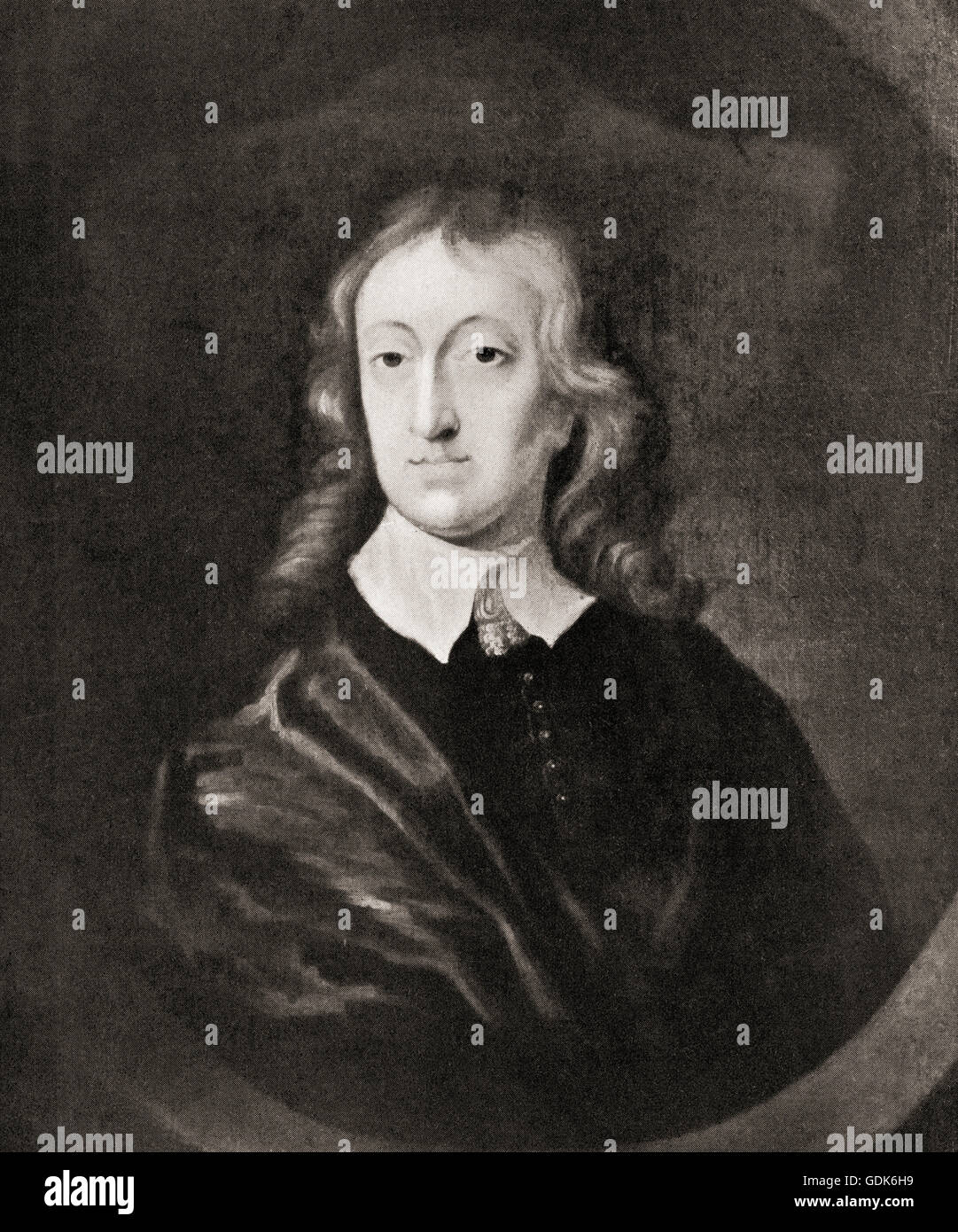 John Milton, 1608-1674.   Englisch Dichter, Polemiker, Schriftsteller und Beamter. Stockfoto