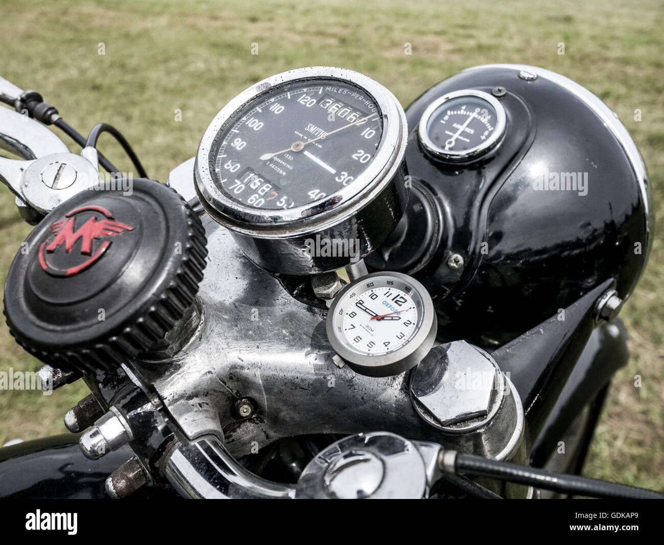 Unvergleichliche G80s Motorrad am Wrotham Classic Dampf und Transport-Rallye Stockfoto