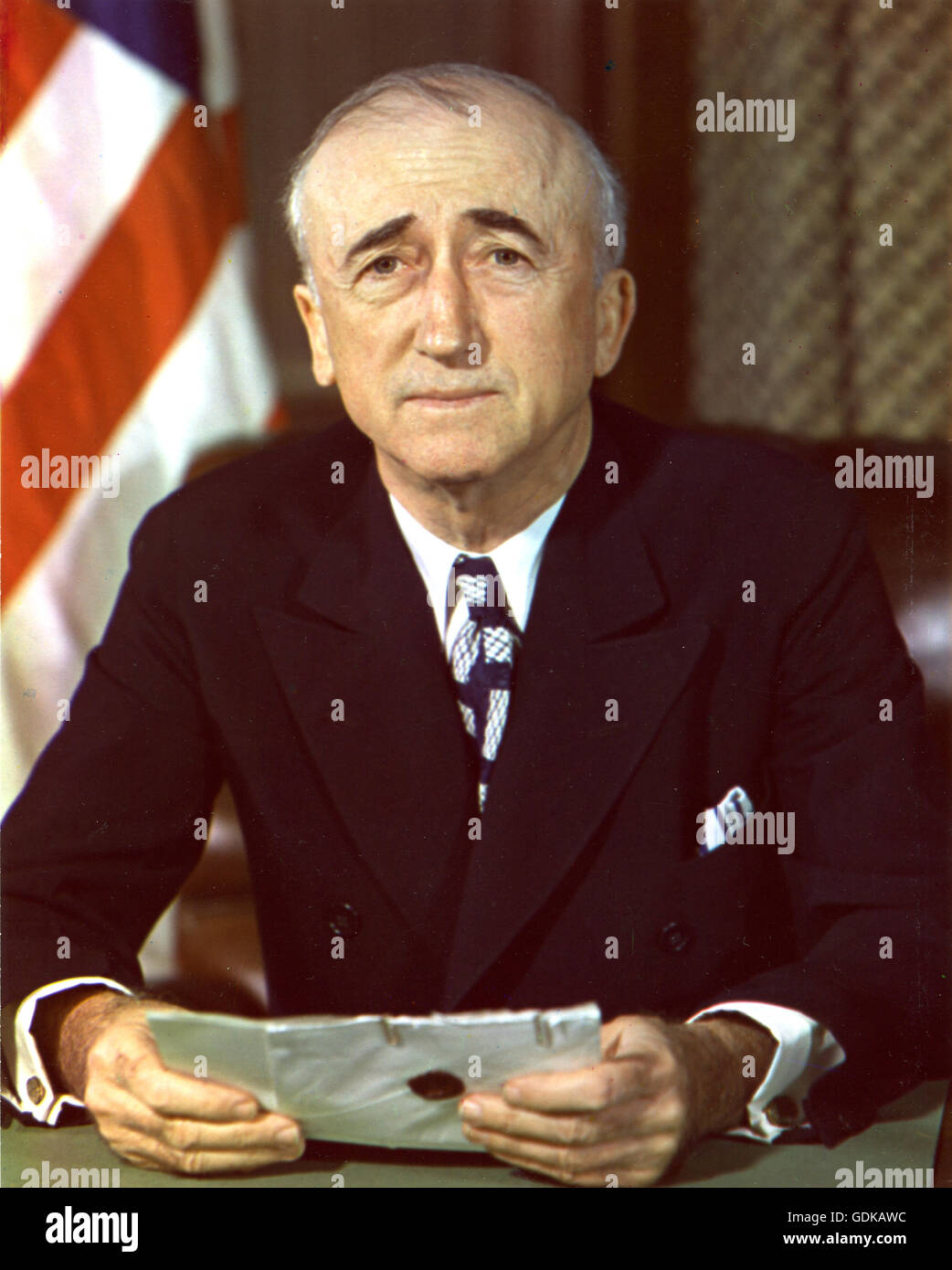 Außenminister James F. Byrnes (1882-1972) auf der Potsdamer Konferenz am Ende des zweiten Weltkriegs. Stockfoto