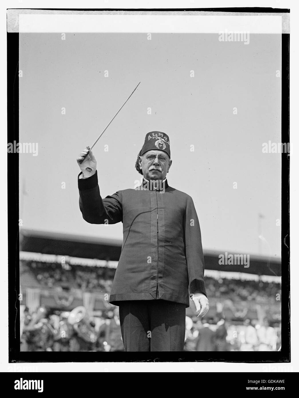 Sousa (1854-1932), US-amerikanischer Dirigent und Komponist der Militärmärsche. Stockfoto