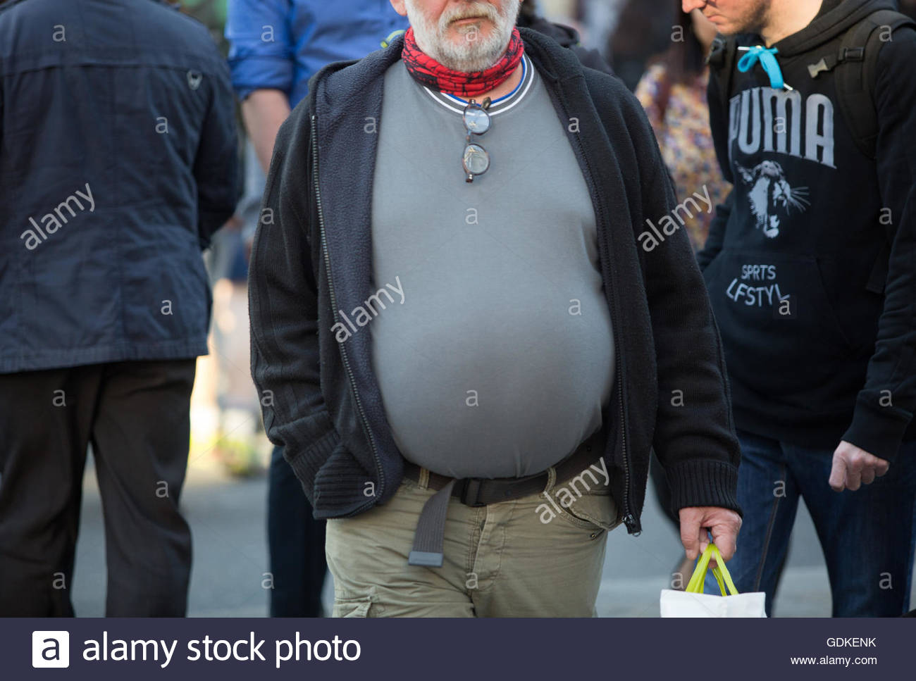 Datierung einer fettleibigen Person