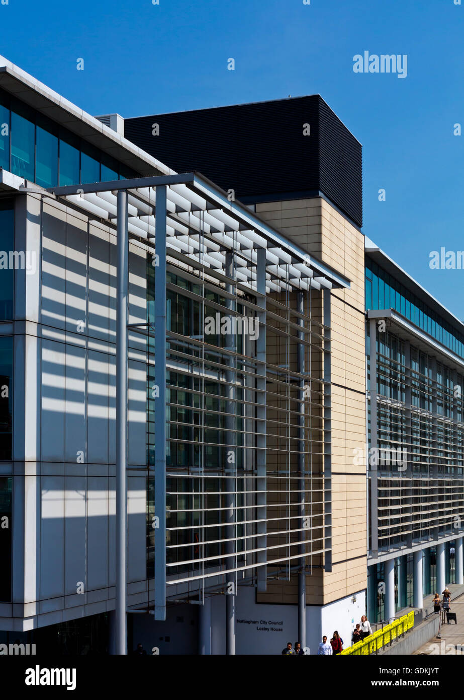 Loxley House on Station Street Nottingham Nottinghamshire England UK der administrativen Heimat Nottingham Stadtrat. Stockfoto