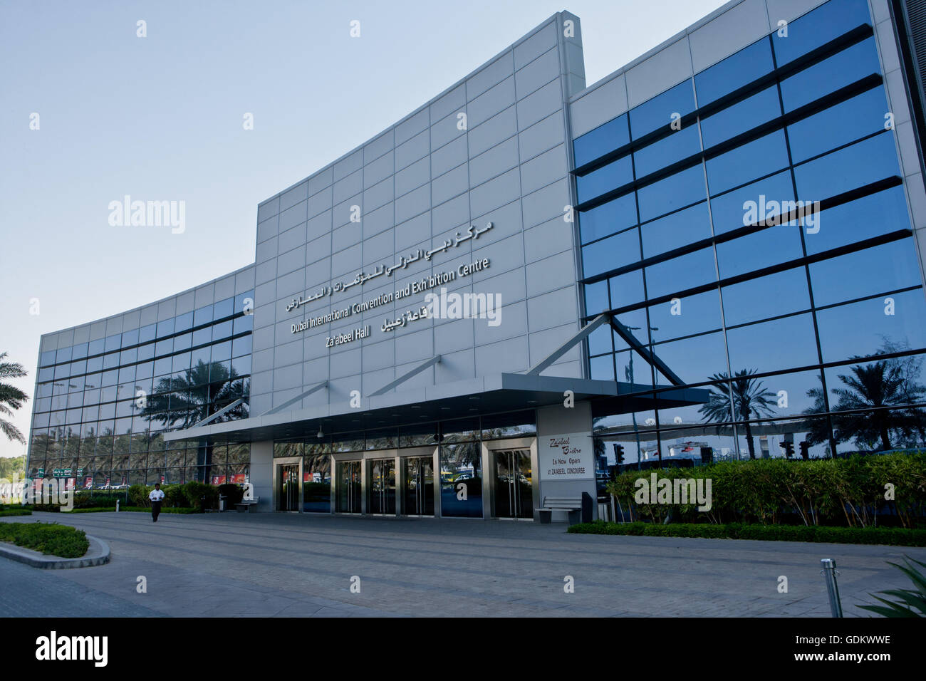 U-Bahnstation, Dubai, Vereinigte Arabische Emirate. Stockfoto
