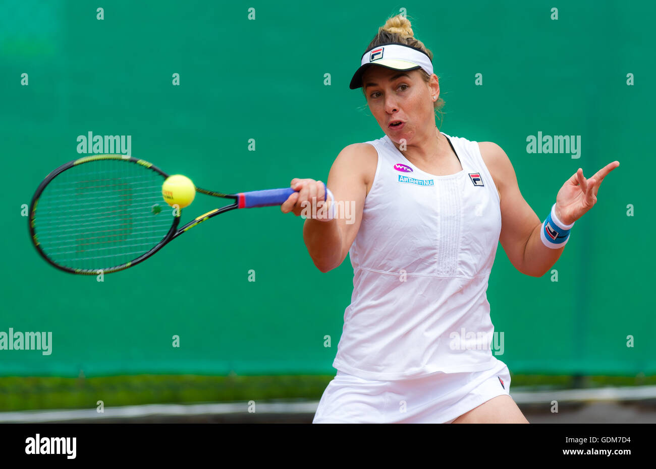 Bastad, Schweden. 18. Juli 2016. Marina Erakovic in Aktion beim Tennisturnier 2016 Ericsson Open WTA International Credit: Jimmie48 Fotografie/Alamy Live News Stockfoto