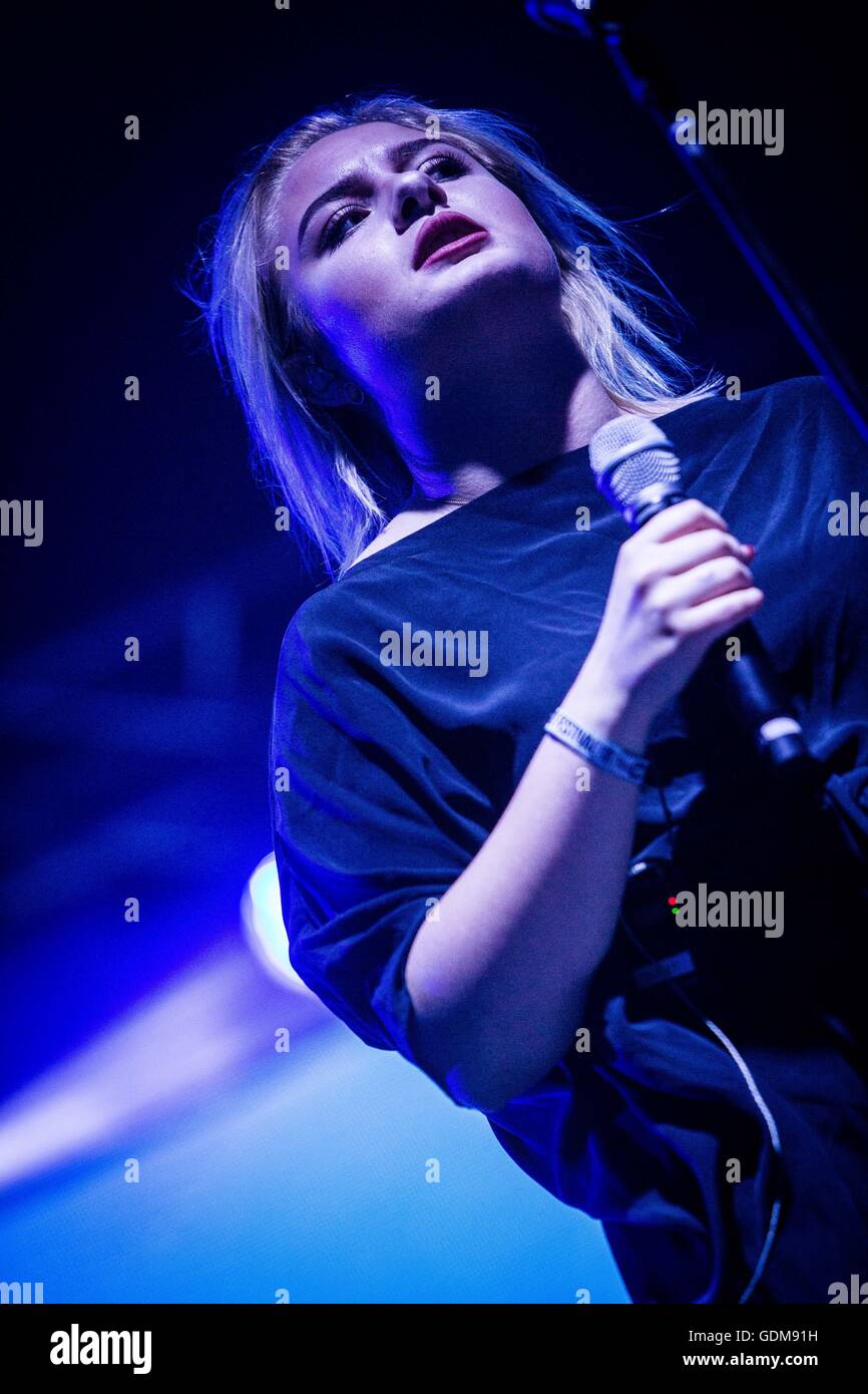 Monza, Italien 9. Juli 2016 Låpsley führen Sie live bei I-Tage Festival 2016 © Roberto Finizio / Alamy Live News Stockfoto