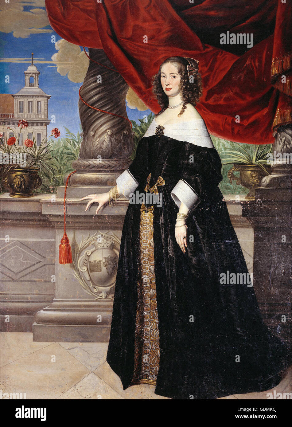 Anselm van Hulle - Anna Margareta von Haugwitz (1622-73) Stockfoto