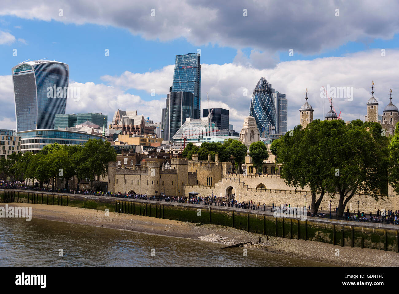 Tower von London. ikonischen Wahrzeichen Stockfoto