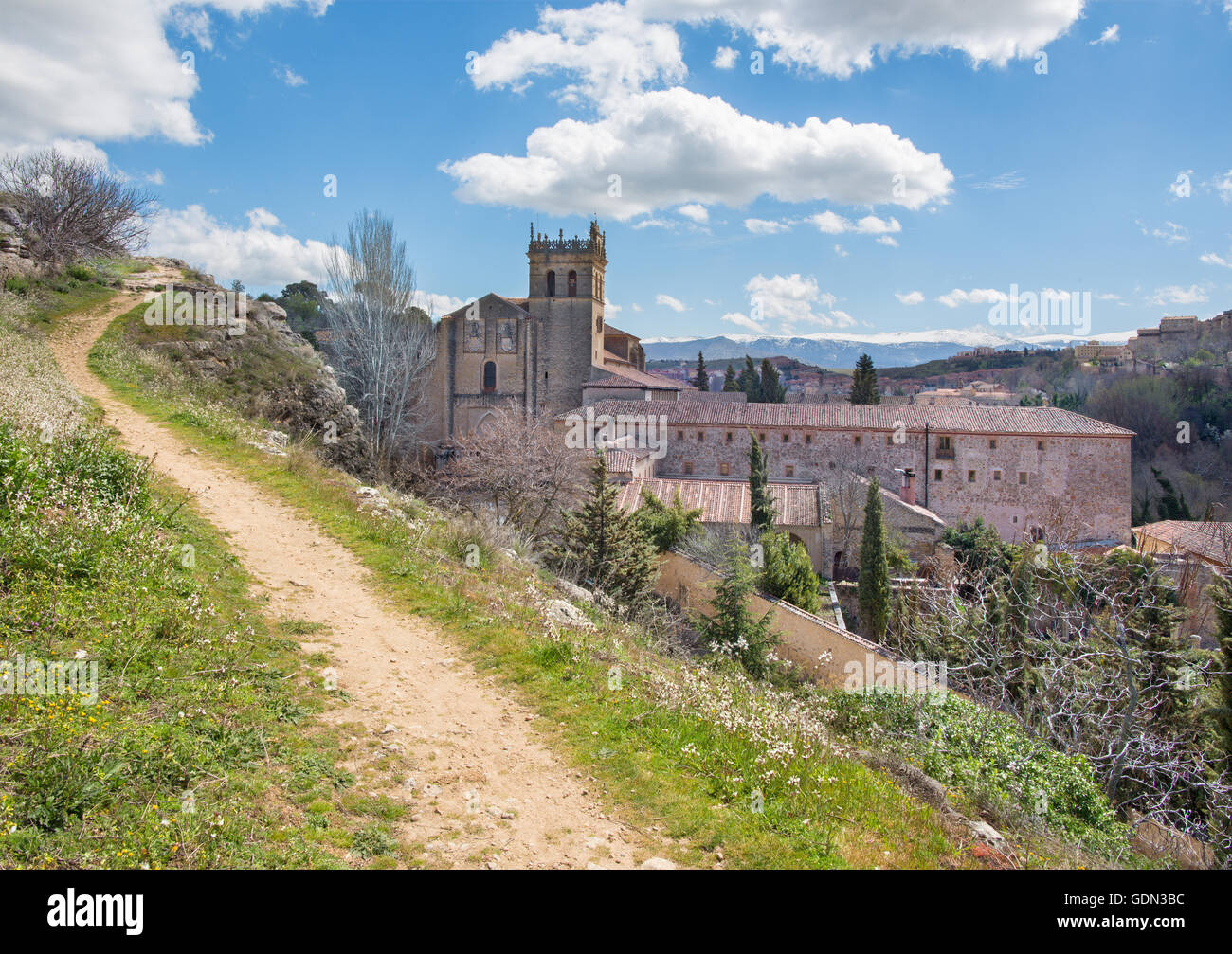 Segovia - das Kloster Monasterio de Santa Maria del Parral Stockfoto