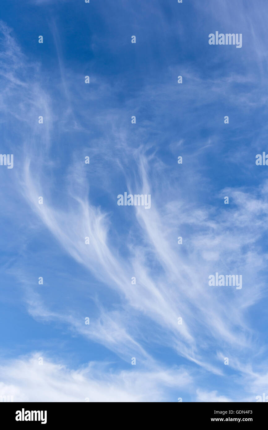 Cirrus Wolkenformationen Stockfoto