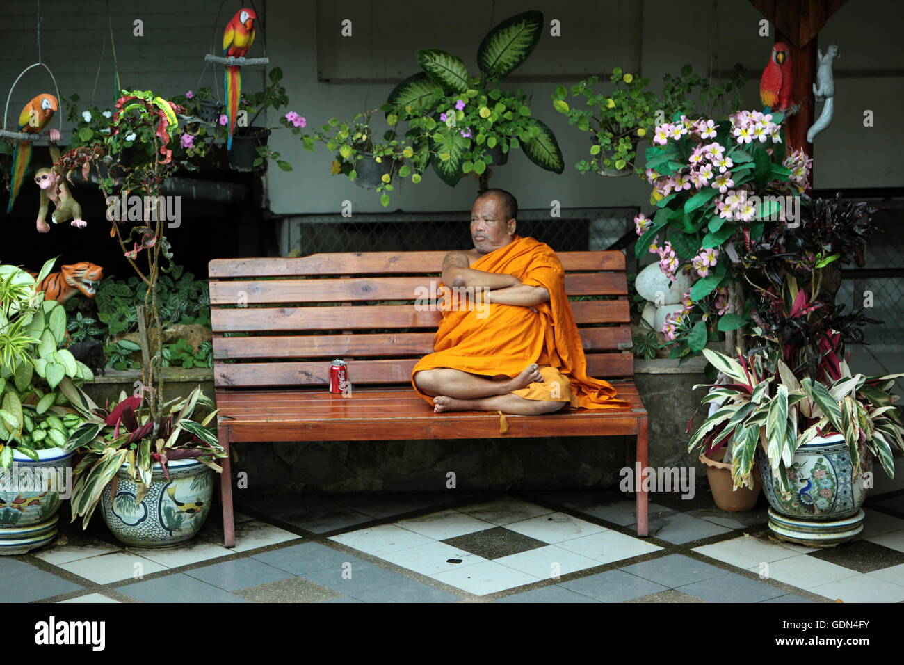 Die Architektur des Wat Phra dieses Doi Suthep Tempel in Chiang Mai Im Norden von Thailand. Stockfoto