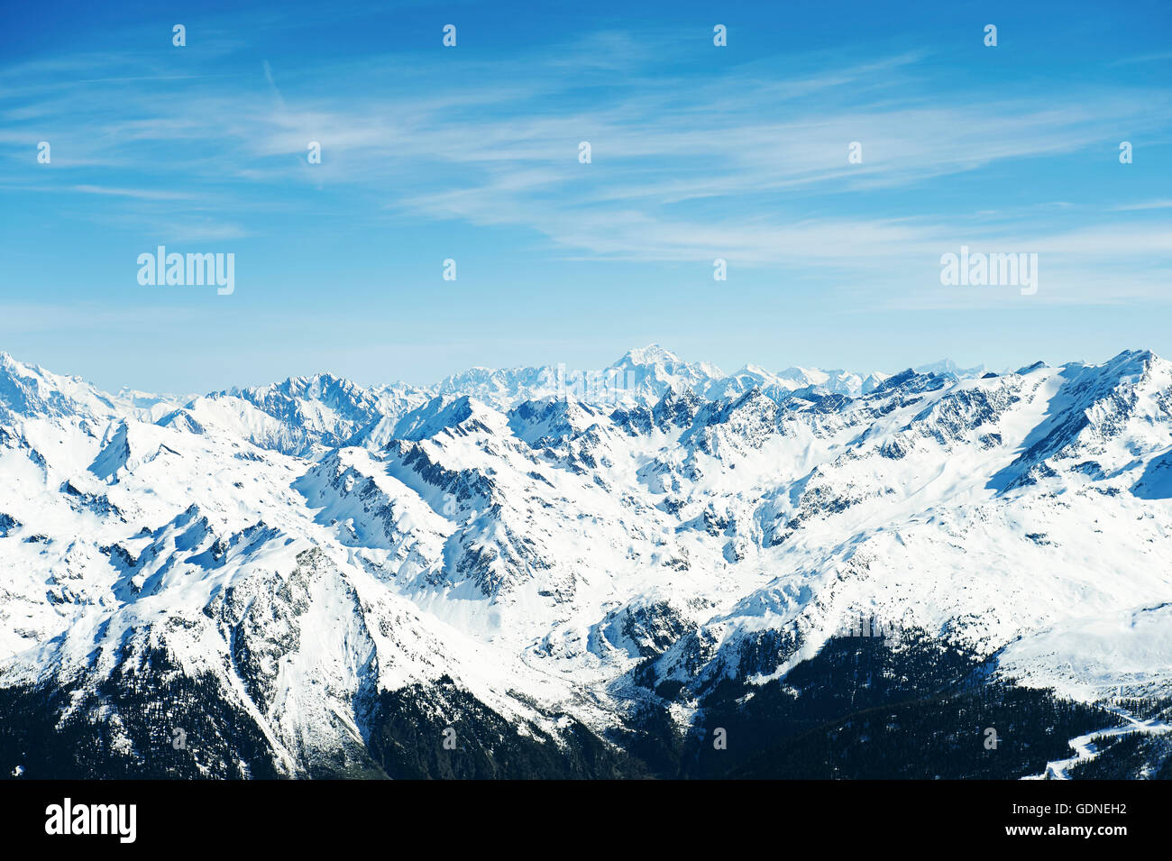 Französische Alpen, Savoie, Frankreich Stockfoto