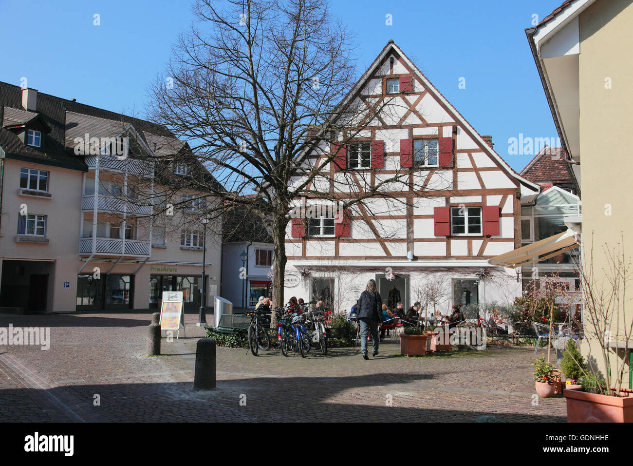 Das Zentrum von Arlesheim bei Basel Stockfotografie - Alamy