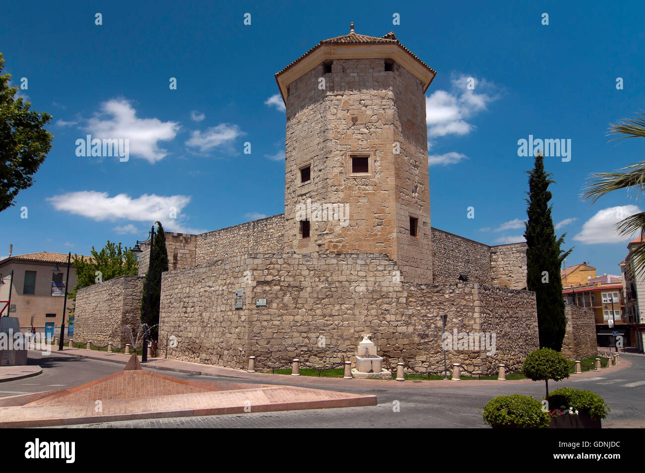 Die Moral Burg - 11. Jahrhundert, Lucena, Cordoba Provinz, Region von Andalusien, Spanien, Europa Stockfoto