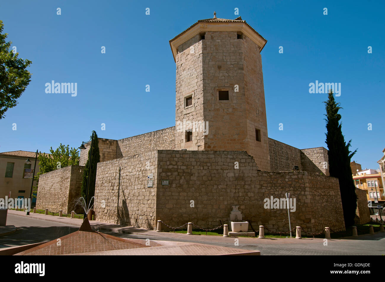 Die Moral Burg - 11. Jahrhundert, Lucena, Cordoba Provinz, Region von Andalusien, Spanien, Europa Stockfoto