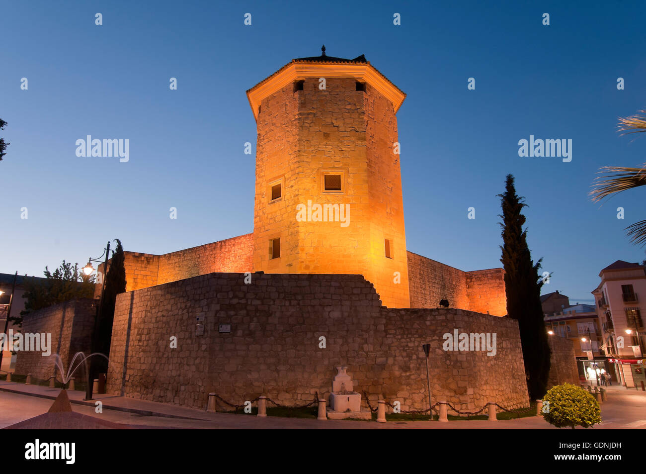 Die Moral Burg - 11. Jahrhundert, Lucena, Cordoba Provinz, Region von Andalusien, Spanien, Europa Stockfoto