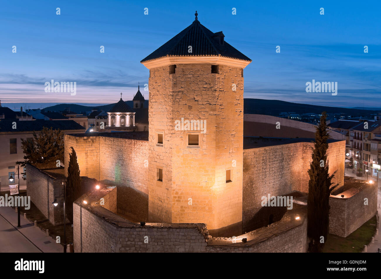 Die Moral Burg - 11. Jahrhundert, Lucena, Cordoba Provinz, Region von Andalusien, Spanien, Europa Stockfoto