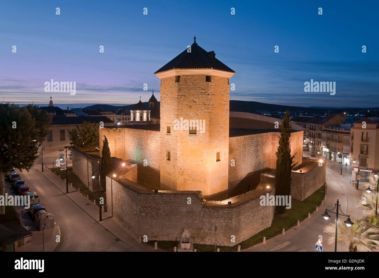 Die Moral Burg - 11. Jahrhundert, Lucena, Cordoba Provinz, Region von Andalusien, Spanien, Europa Stockfoto