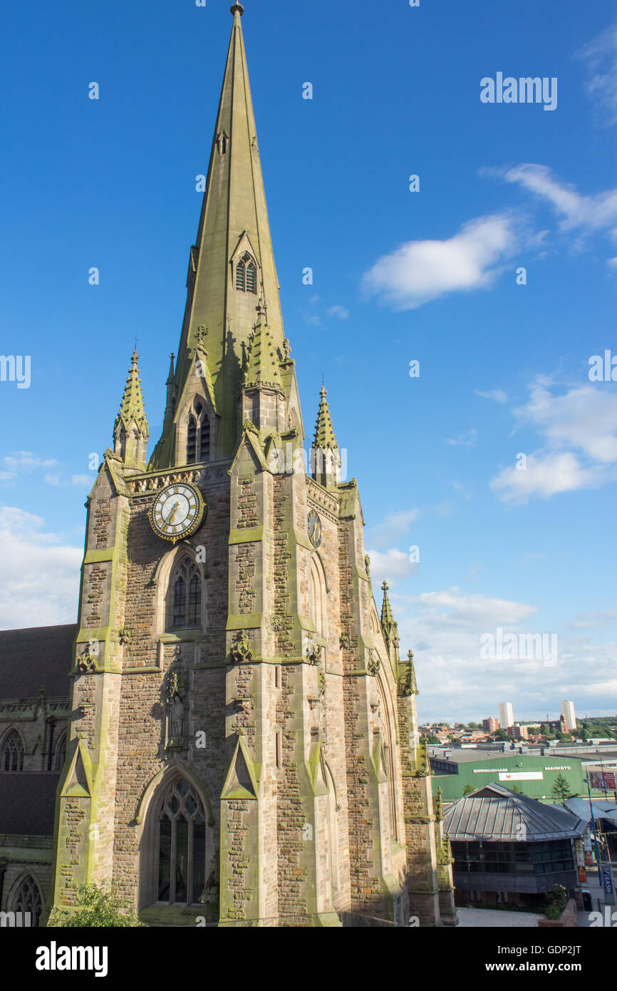 Pfarrkirche von St. Martin in der Stierkampfarena, Birmingham. Stockfoto