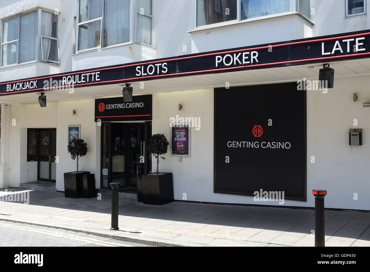 Ein Casino in der Südküste Stadt Brighton, England. Stockfoto